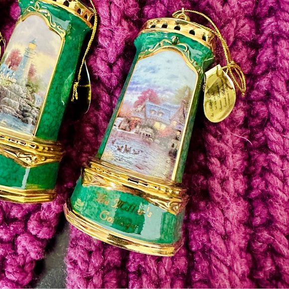 THOMAS KINKADE Set of 3 SEASIDE REFLECTIONS Evening Majesty Sea of Tranquility.. - Picture 5 of 10